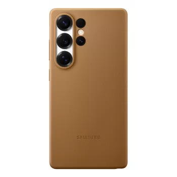 Samsung Kindsuit tekonahkakotelo Galaxy S25, suojakotelo, Samsung, Galaxy S25 Ultra, 17,5 cm (6,9 tuumaa), ruskea