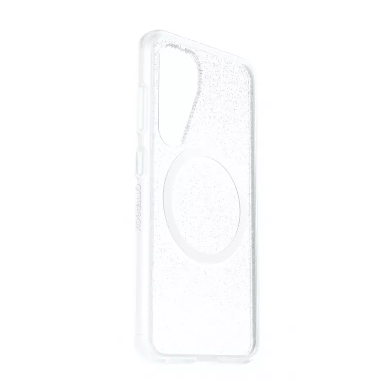 Samsung Otterbox React Case magneeteilla Galaxy S25, kotelo, Samsung, Galaxy S25, 15,8 cm (6,2 tuumaa), musta, läpinäkyvä