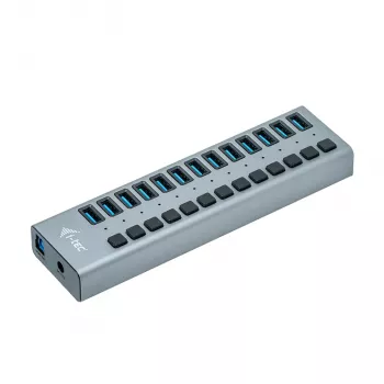 i-tec USB 3.0 latauskeskitin 13 porttia + verkkosovitin 60 W