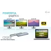 i-tec USB-C metalli ergonominen 3x 4K näyttö telakointiasema + Power Delivery 100 W