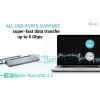 i-tec USB-C metalli ergonominen 3x 4K näyttö telakointiasema + Power Delivery 100 W