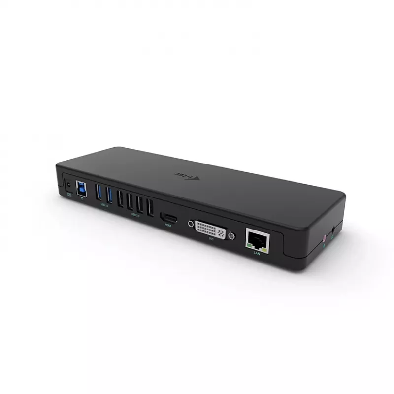 i-tec USB 3.0 / USB-C Dual Display telakointiasema HDMI DVI + VGA