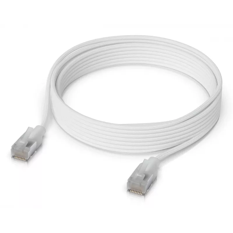 Ubiquiti UniFi Etherlighting -verkkokaapeli, 5 m, Cat6, valkoinen (UACC-Cable-Patch-EL-5M-W)