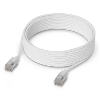 Ubiquiti UniFi Etherlighting -verkkokaapeli, 8 m, Cat6, valkoinen (UACC-Cable-Patch-EL-8M-W)