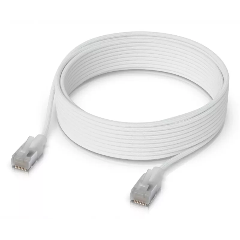 Ubiquiti UniFi Etherlighting -verkkokaapeli, 8 m, Cat6, valkoinen (UACC-Cable-Patch-EL-8M-W)