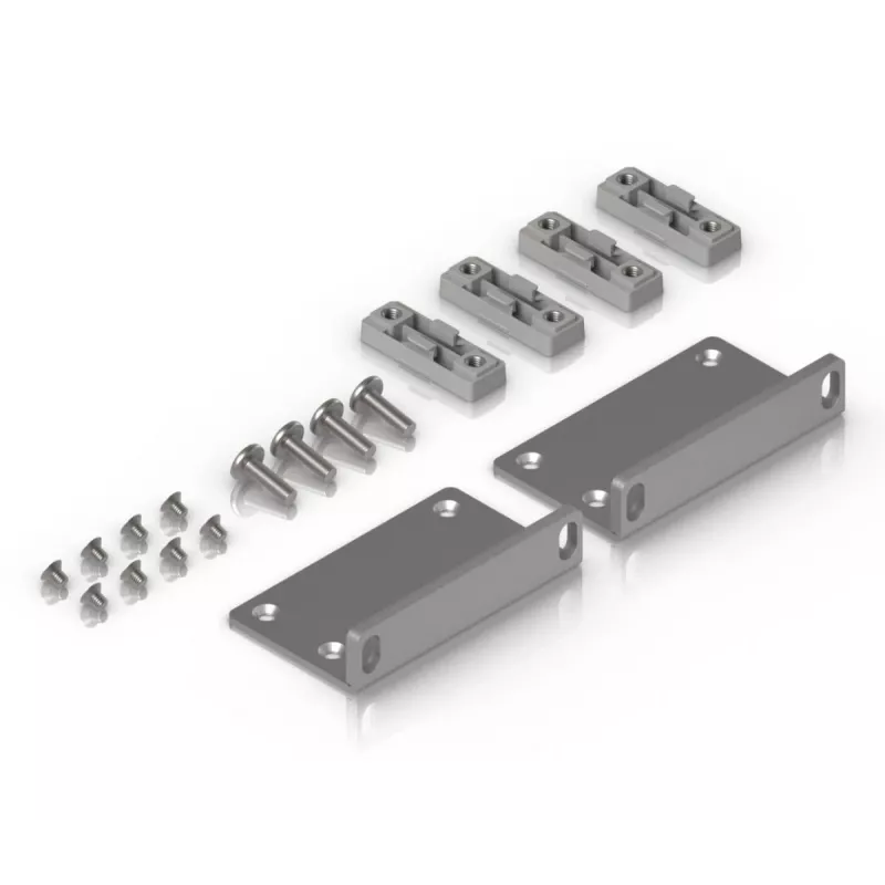 Asennussarja Ubiquiti UACC-Rack-Ear-2U sinkitty teräs harmaa