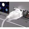 Verkko-patchkaapeli UBIQUITI UACC-Cable-Patch-EL-3M-W – Cat6, 3 m, 2,5 GbE, PoE++ (4PPoE), valkoinen