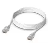 Verkko-patchkaapeli UBIQUITI UACC-Cable-Patch-EL-3M-W – Cat6, 3 m, 2,5 GbE, PoE++ (4PPoE), valkoinen