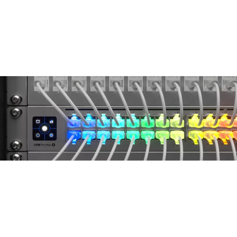 Verkko-patchkaapeli UBIQUITI UACC-Cable-Patch-EL-3M-W – Cat6, 3 m, 2,5 GbE, PoE++ (4PPoE), valkoinen