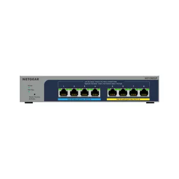 NETGEAR 8-porttinen Ultra60 PoE++ Multi-Gigabit (2,5G) Ethernet Plus kytkin hallittava L2/L3 2.5G Ethernet (100/1000/2500) Power over Ethernet (PoE) harmaa