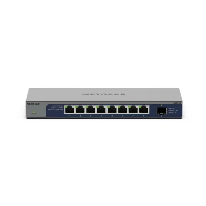 NETGEAR GS108X hallitsematon L2 Gigabit Ethernet (10/100/1000) harmaa