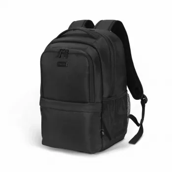 DICOTA Eco Core - 15-17.3in kannettavan tietokoneen reppu - musta / 300d 100% kierrätetty PET-polyesteri