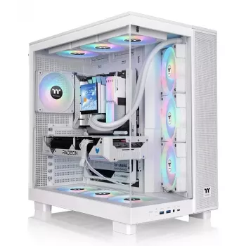 PC-kotelo Thermaltake View 380 XL TG ARGB Midi Tower valkoinen