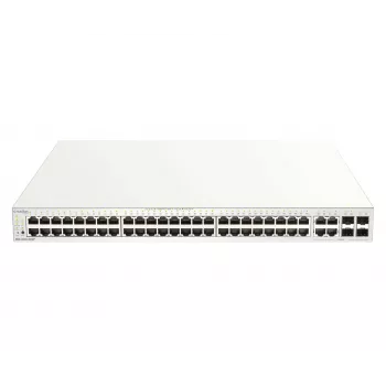 D-Link 52-porttinen Gigabit PoE+ Nuclias Smart Managed -kytkin, 4x 1G Combo -portti, 370W