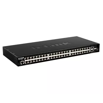 D-Link DGS-1520-52/E verkkokytkin Managed L3 10G Ethernet (100/1000/10000) 1U musta