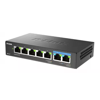 D-Link 7-porttinen Multi-Gigabit hallitsematon kytkin