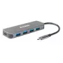 USB-keskitin D-Link DUB-2340 USB-C 4-porttinen USB 3.0 Power Delivery 60W