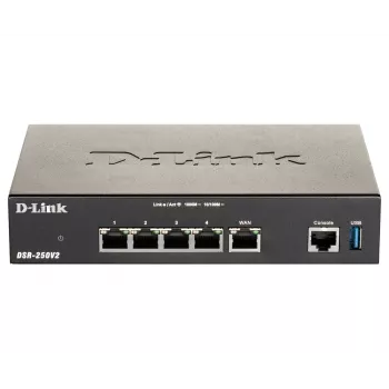 Pöytäreititin D-Link DSR-250V2 langaton Gigabit Ethernet musta
