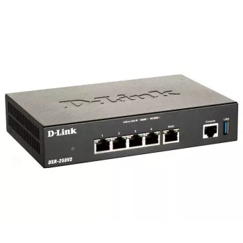 Pöytäreititin D-Link DSR-250V2 langaton Gigabit Ethernet musta