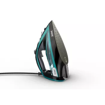 Tefal Ultimate Pure FV9844 kuiva- ja höyrysilitysrauta Durilium Autoclean silityspohja 3200 W musta, sininen