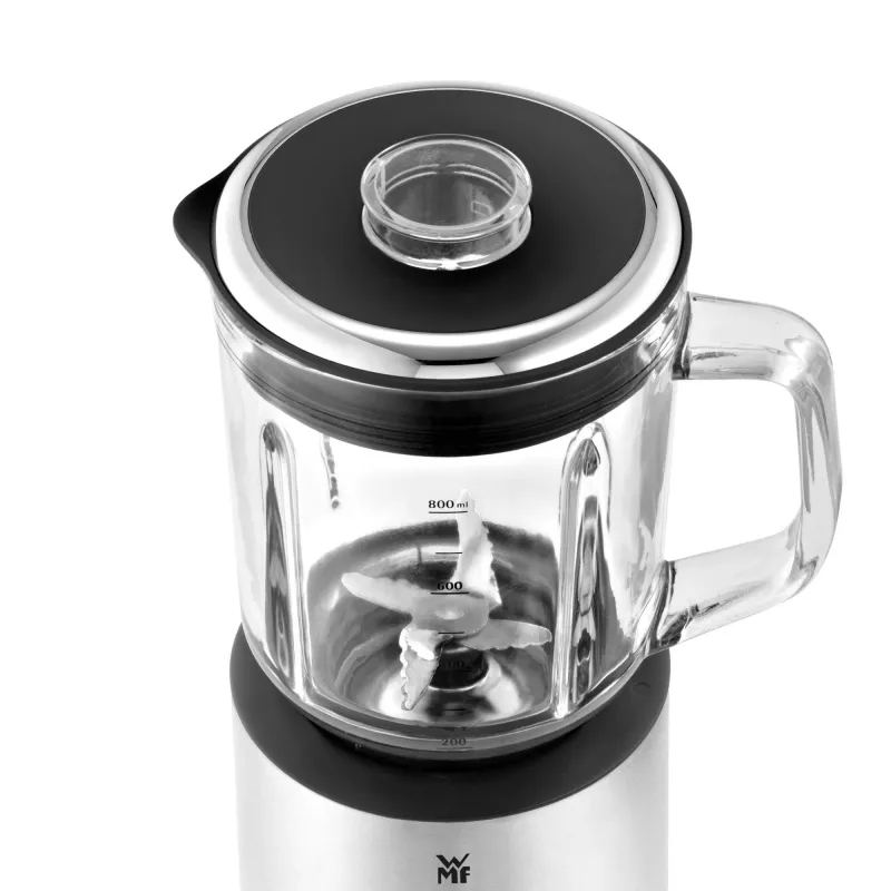 WMF KITCHENminis 0416490011 0,8 L pöytäsekoitin 400 W musta, ruostumaton teräs, läpinäkyvä