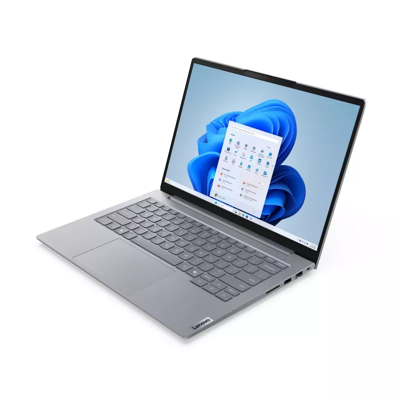 Lenovo ThinkBook 14 G8 IAL kannettava Intel Core Ultra 5 225U, 16 GB RAM, 512 GB SSD, 35,6 cm (14") WUXGA IPS, Wi-Fi 6E, Windows 11 Pro, saksalainen näppäimistö, harmaa (Arctic Grey)