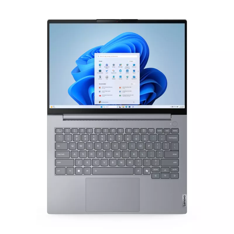 Lenovo ThinkBook 14 G8 IAL kannettava Intel Core Ultra 5 225U, 16 GB RAM, 512 GB SSD, 35,6 cm (14") WUXGA IPS, Wi-Fi 6E, Windows 11 Pro, saksalainen näppäimistö, harmaa (Arctic Grey)