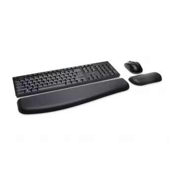 Kensington Pro Fit Wireless Desktop - Germany, täysikokoinen (100%), langaton, RF Wireless, QWERTZ, musta, hiiri mukana