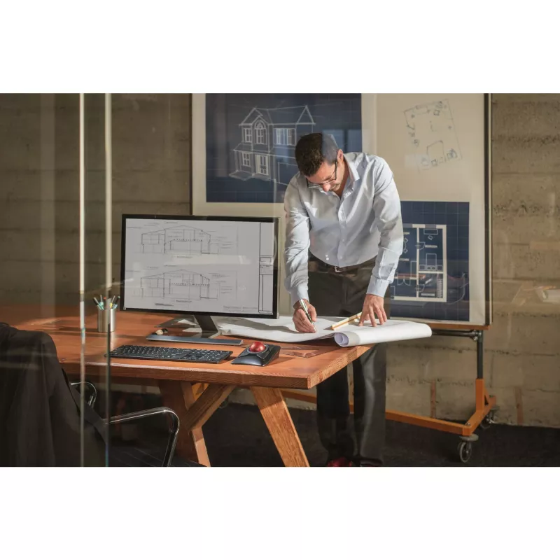 Kensington Expert hiiri langaton trackball, molempikätinen, optinen, RF Wireless + Bluetooth, 400 DPI, musta