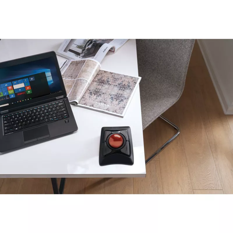 Kensington Expert hiiri langaton trackball, molempikätinen, optinen, RF Wireless + Bluetooth, 400 DPI, musta