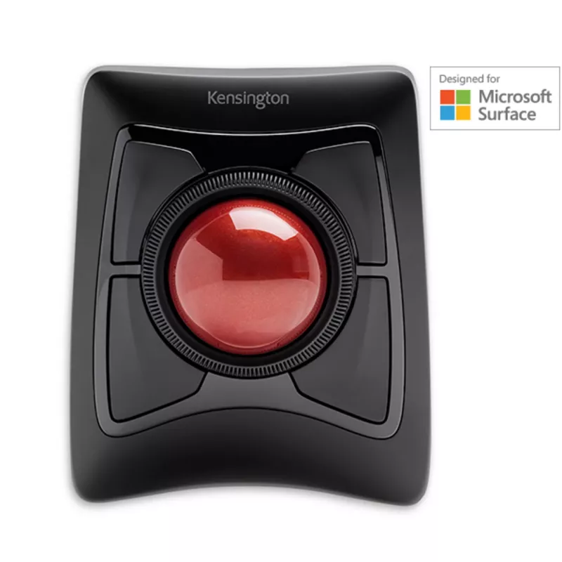 Kensington Expert hiiri langaton trackball, molempikätinen, optinen, RF Wireless + Bluetooth, 400 DPI, musta