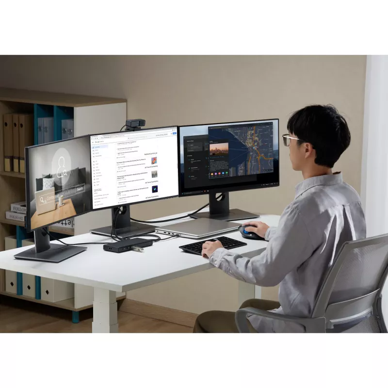 Kensington SD4842P EQ USB-C 10Gbps Triple Video Driverless -telakointiasema 100W Power Delivery