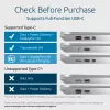 Kensington SD4842P EQ USB-C 10Gbps Triple Video Driverless -telakointiasema 100W Power Delivery