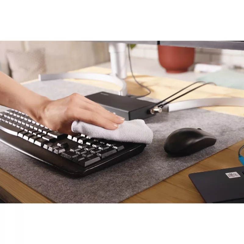 Kensington Pro Fit langallinen pestävä hiiri, molempikätinen, optinen, USB, 1600 DPI, musta