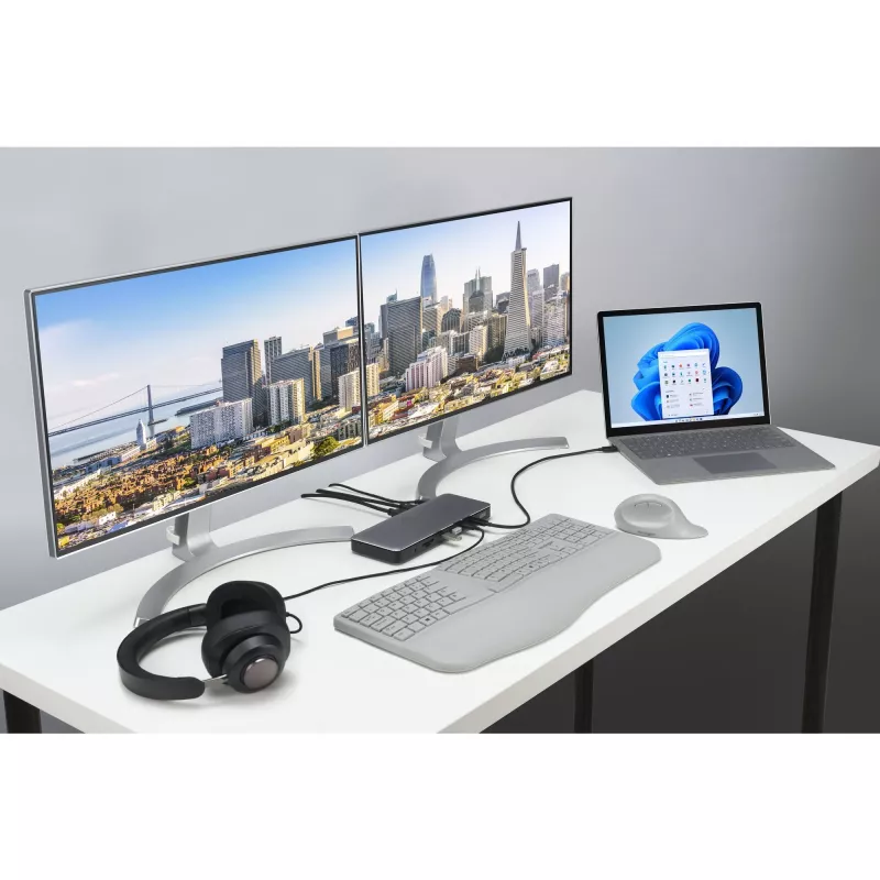 Kensington SD5760T Thunderbolt 4 Dual 4K -telakointiasema 96W virransyötöllä