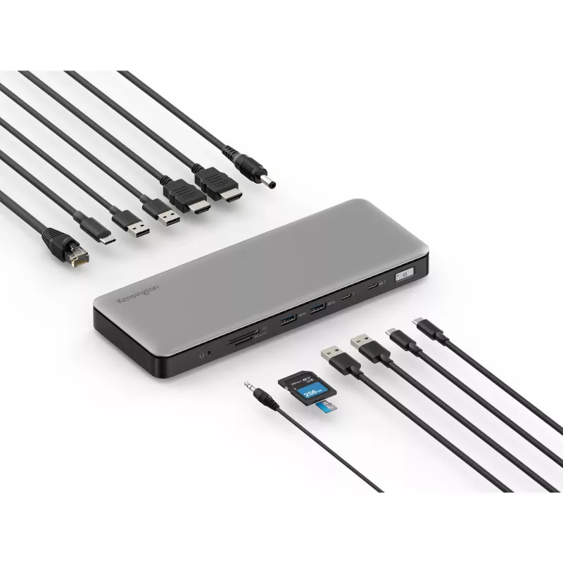 Kensington SD5760T Thunderbolt 4 Dual 4K -telakointiasema 96W virransyötöllä