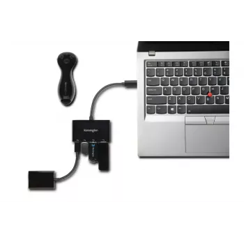 Kensington CH1000 USB-C 4-porttinen keskitin