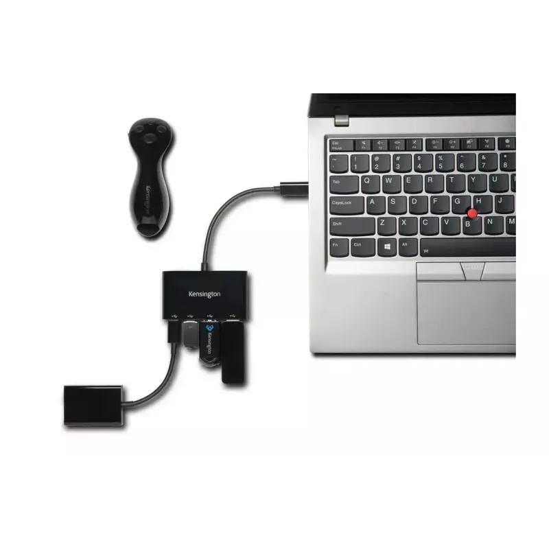 Kensington CH1000 USB-C 4-porttinen keskitin