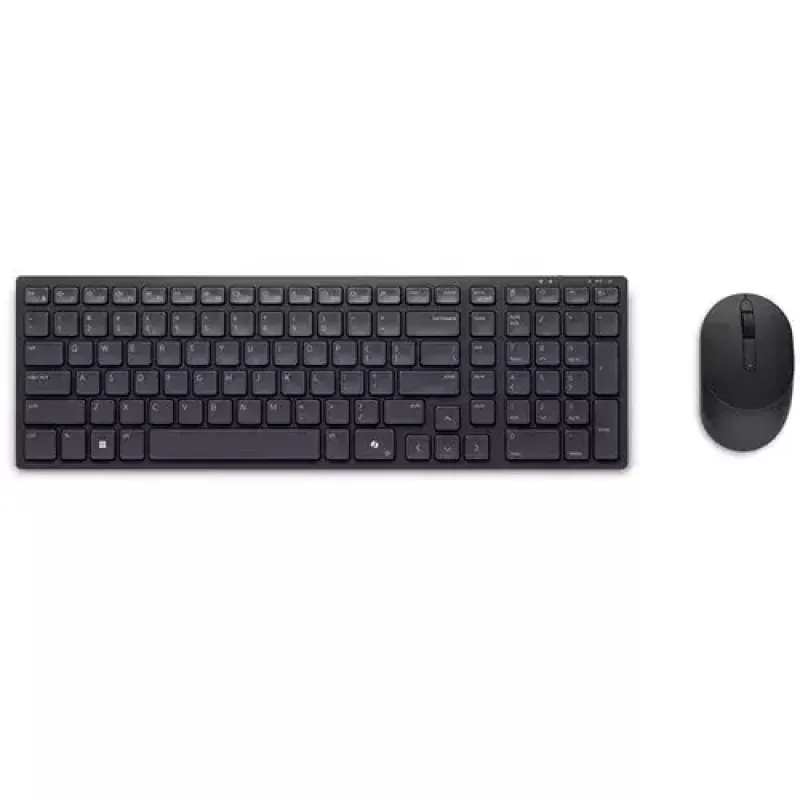Näppäimistö-hiiri-sarja DELL KM555 Universal RF Wireless + Bluetooth QWERTZ saksa musta