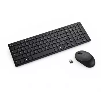 Näppäimistö-hiiri-sarja DELL KM555 Universal RF Wireless + Bluetooth QWERTZ saksa musta