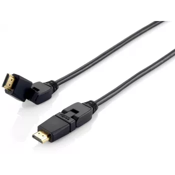 Equip Swivel HDMI 2.0 -kaapeli, 5 m, kääntyvä liitin