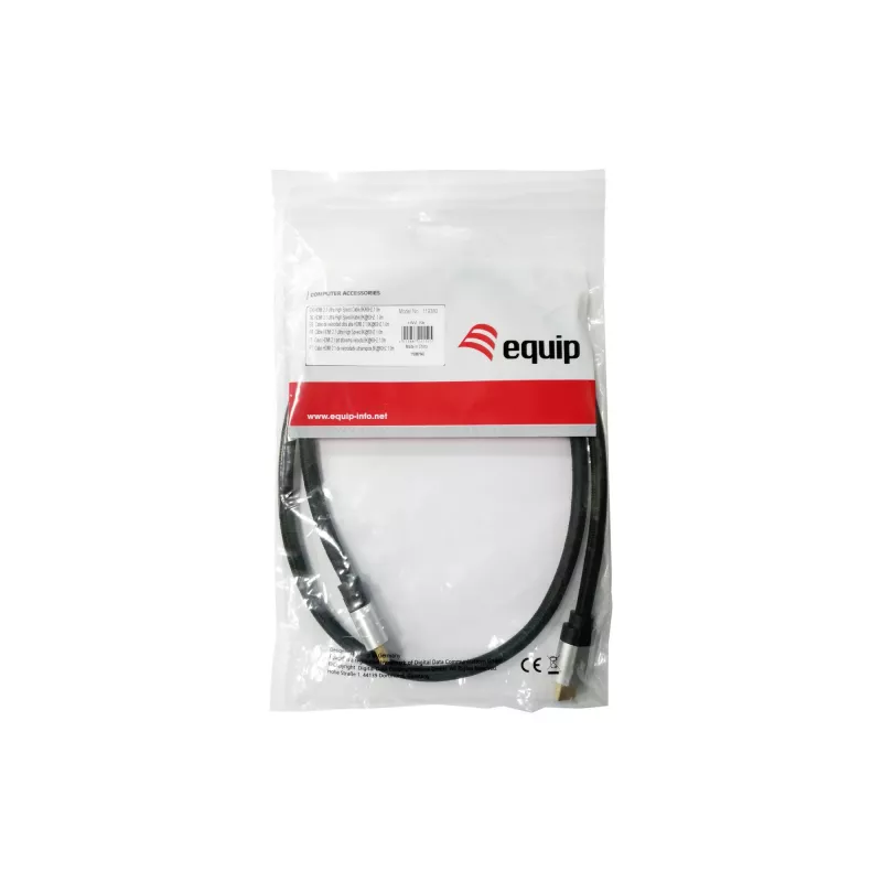 Equip 119383 HDMI 2.1 Ultra High Speed -kaapeli, 5,0 m, 8K/60 Hz, 4K/120 Hz