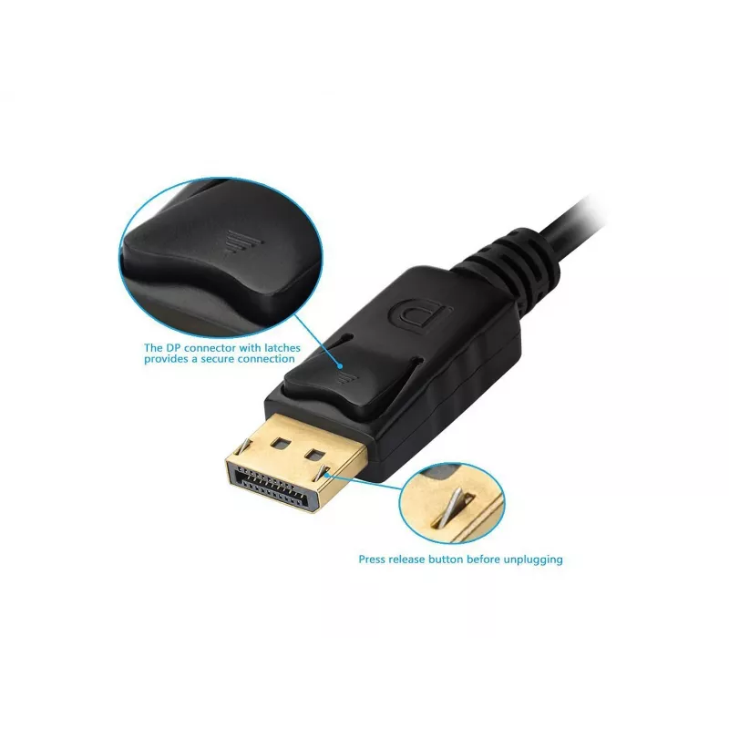 Adapteri DisplayPort - VGA HDMI DVI Equip 133441