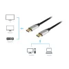 Equip DisplayPort 1.4 Premium -kaapeli, 2 m, 2 m, DisplayPort, DisplayPort, uros, uros, 7680 x 4320 pikseliä