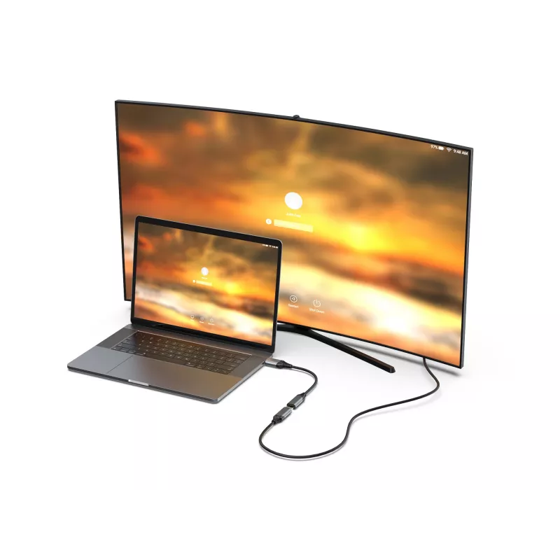 Equip DisplayPort 1.4 - HDMI -adapteri 8K 60Hz 0,15 m