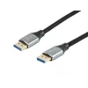 Equip DisplayPort 2.1 Premium -kaapeli, 1,0 m, 16K/60Hz, 54 Gbit/s