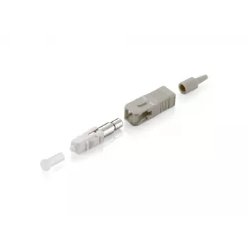 Equip SC-liitin, monimuoto, beige, SC, harmaa, monimuoto, 8,95 mm, 7,3 mm, 38 mm