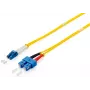 Equip LC/SC kuitu-patchkaapeli, OS2, 2,0 m, 2 m, OS2, LC, SC