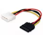 Equip SATA sisäinen virtakaapeli, Molex (4-napainen), SATA 15-napainen, 0,15 m, uros, suora, suora