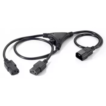 Virtakaapeli Y-haara Equip 112210 1,6 m C14 - 2x C13